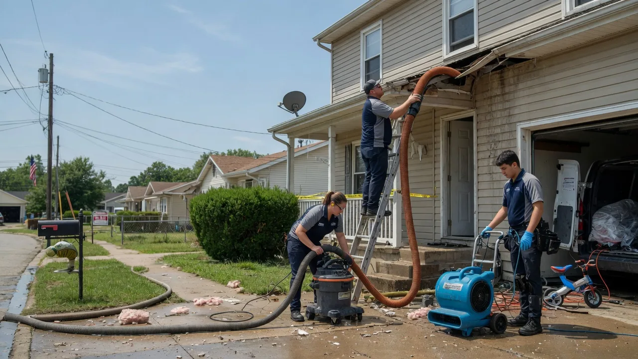 Water Damage Restoration in Commiskey, IN near me